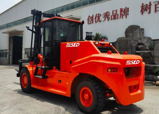 Универсальный вилочный погрузчик для тяжелых грузов 15000 кг, длина вил 1800 мм, высота подъема мачты 3000 мм для нужд тяжелого подъема