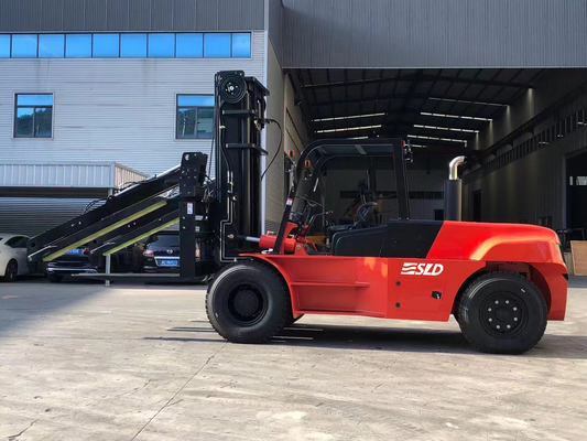 FD120 3000 мм подъем мачты 12000кг Тяжелый подъемный вилочный погрузчик для переднего или заднего рулевого управления