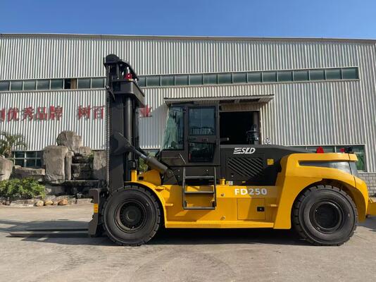 Контейнерный вилочный погрузчик с высотой подъема 6 метров, коробчатый тип внутренней и внешней мачты, подходит для транспортировки тяжелых контейнеров