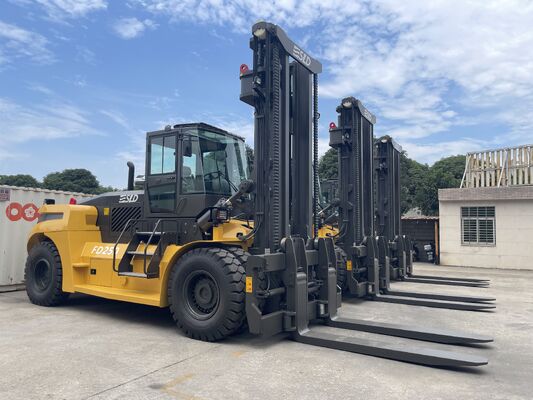 18 Ton Warehouse Heavy Duty Forklift Truck With Hydraulic Side Shift Forks