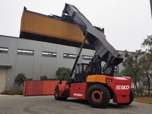71400 Kgs обслуживающий вес контейнера подъемная установка с рулевой осью Kessler L102