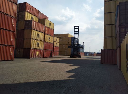 Обработчик контейнера логистического грузоподъемника двора 9000kgs 9t пустой