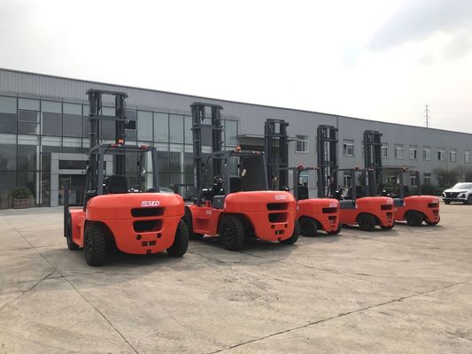 FD70 5m 15000 Lb грузоподъемник 7 тонн дизельный использующий энергию твердой автошиной