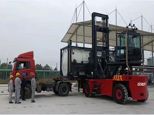 Обработчик контейнера Cummins Engine пустой с нагрузкой 8000kgs